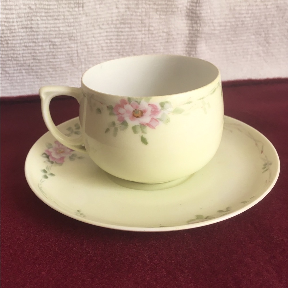 M Z Moritz Zdekauer antique teacup and saucer